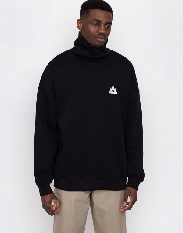 North Hill Black Logo Turtleneck Black XL