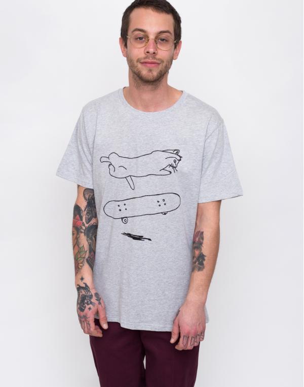 Dedicated Cat Flip Grey Melange L