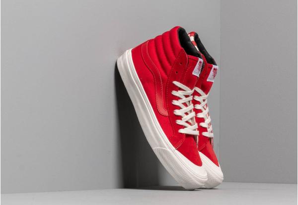 Vans OG Style 138 LX (Suede/ Canvas) Racing Red