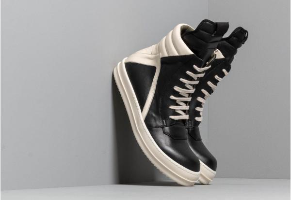 Rick Owens Geobasket Black/ Milk/ Milk