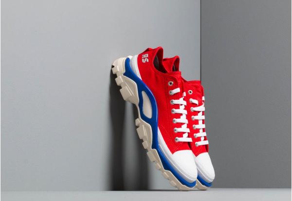 adidas x Raf Simons Detroit Runner Red/ Silver Metallic/ Bold Blue