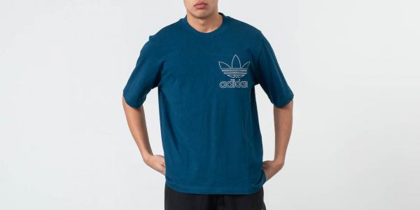adidas Outline Tee Legend Marine Blue