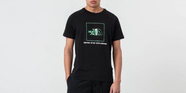 The North Face Raglan Red Box Tee Tnf Black/ Iridescent