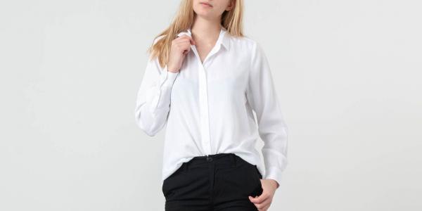 SELECTED Kalli 7/8 Shirt Bright White