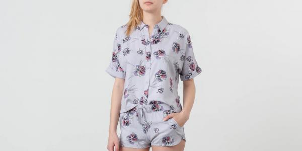 Vans Fare Woven Shirt Evening Haze Paradise Floral
