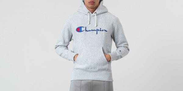 Champion Hoodie Light Oxford Grey