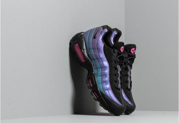 Nike Air Max 95 Premium Black/ Black-Laser Fuchsia