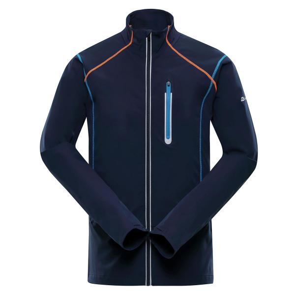 ALPINE PRO TECHNIC MODRÁ / TYRKYSOVĚ MODRÁ Pánská Softshellová Bunda L