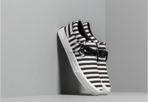 Supra Cuba Black/ White Stripe