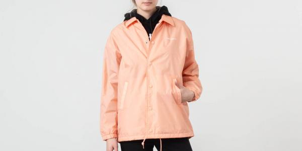 Carhartt WIP W Script Coach Jacket Carhartt WIP Peach/ White