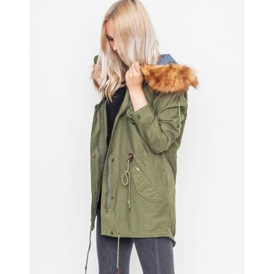 Bunda Obey VERLAINE PARKA Army
