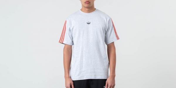 adidas Floating Tee Light Grey Heather/ Raw Amber