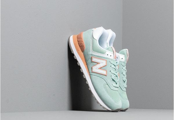 New Balance 574 White Agave/ Faded Copper
