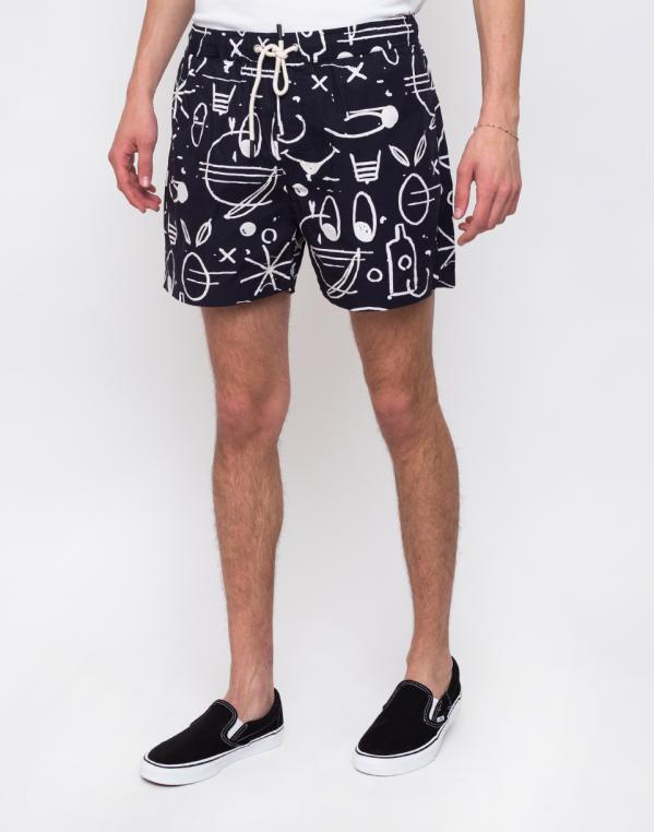 Wemoto Cats Printed Navy Blue M