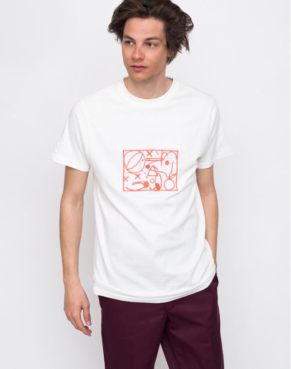 Wemoto Shine Embro Tee Off White L