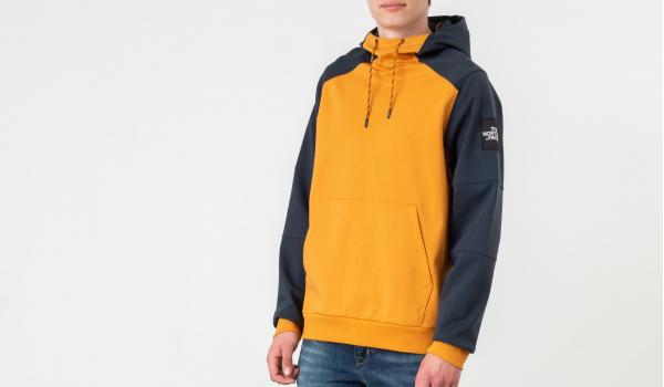 The North Face Fine Box Hoodie Citrine Yellow