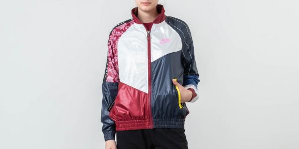 Nike Sportswear Woven Track Jacket Team Red/ Pink Rise
