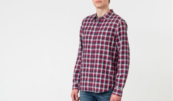 Vans Alameda II Shirt Rhumba Red/ Dress Blues