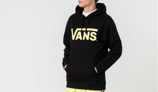 Vans Classic Pullover Hoodie Black/ Sunny Lime