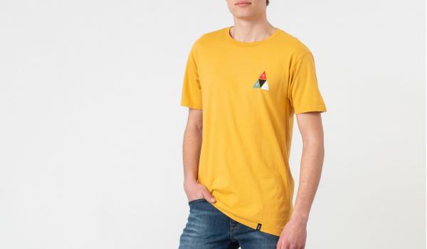HUF Prism Triangle Tee Mineral Yellow