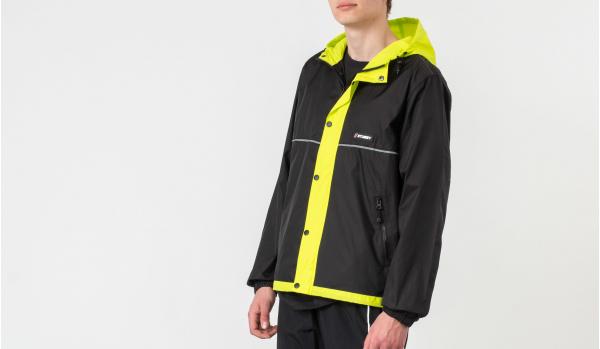 Stüssy Honeycomb Hooded Jacket Black