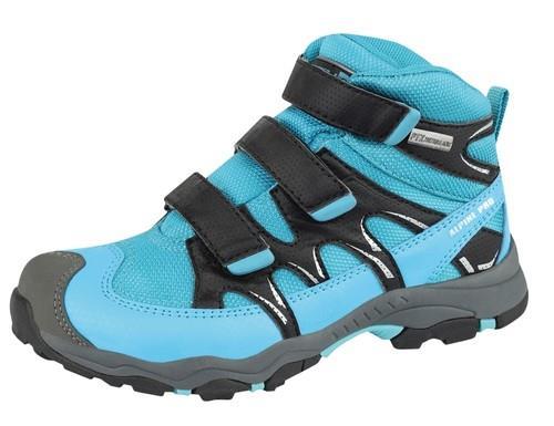 ALPINE PRO TYROLL KIDS` PTX MODRÁ / TYRKYSOVĚ MODRÁ OBUV OUTDOOR DĚTSKÁ 28