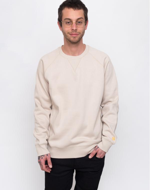 Carhartt WIP Chase Sweat Boulder/Gold S