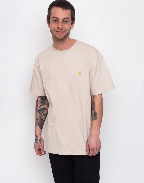 Carhartt WIP Chase T-Shirt Boulder/Gold L