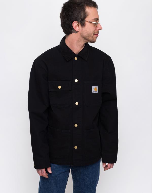 Carhartt WIP Michigan Coat Black Rinsed L