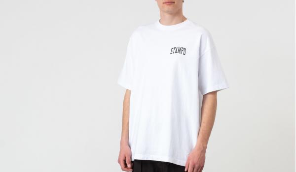 STAMPD Collegiate Tee White
