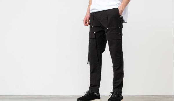 STAMPD Drill Cargo Crepe Pants Black
