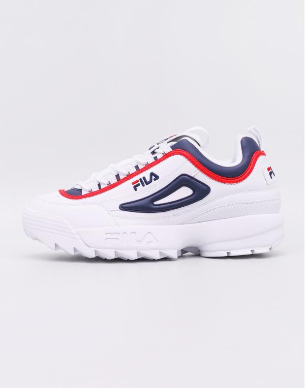 Fila Disruptor CB Low White / Fila Navy / Fila Red 44
