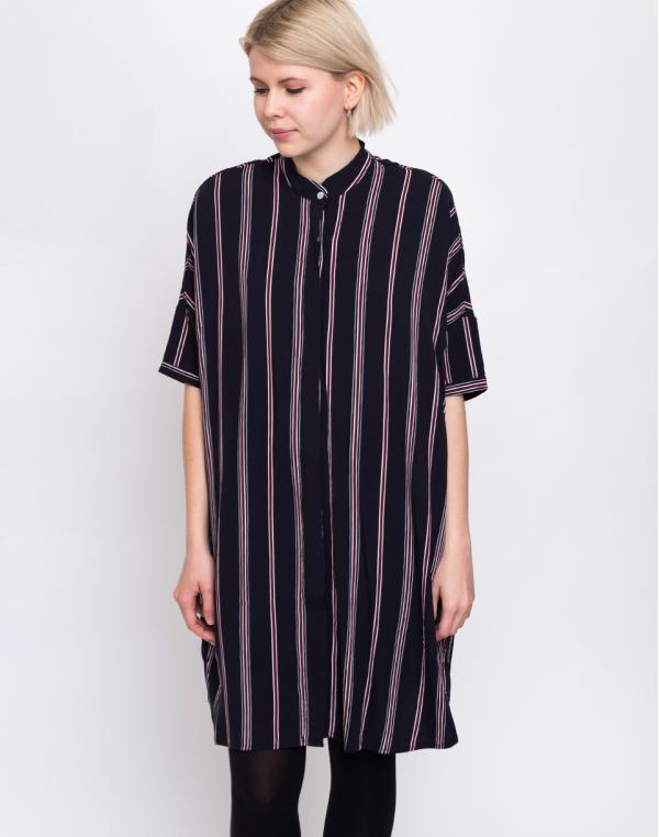 Wemoto Hume Printed Dark Navy/Burgundy XS