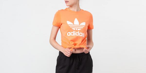 adidas Knotted Trefoil Tee Bliss Coral