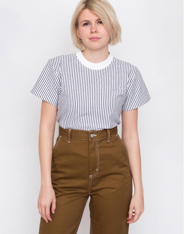 Wemoto Surry Striped White/Navy Blue M