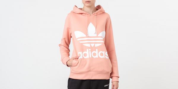 adidas Trefoil Hoodie Dust Pink