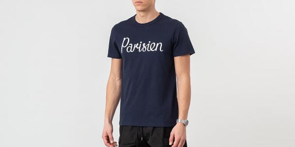 MAISON KITSUNÉ Parisien Tee Navy