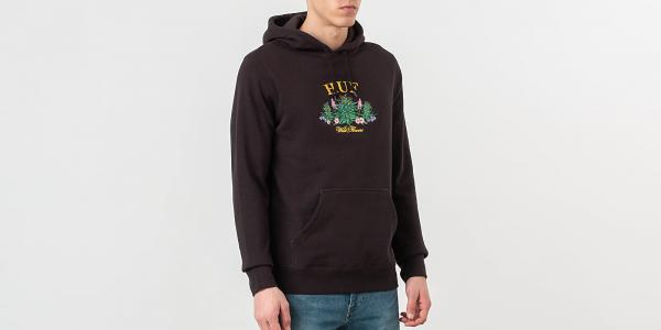 HUF Wild Flowers Hoodie Licorice