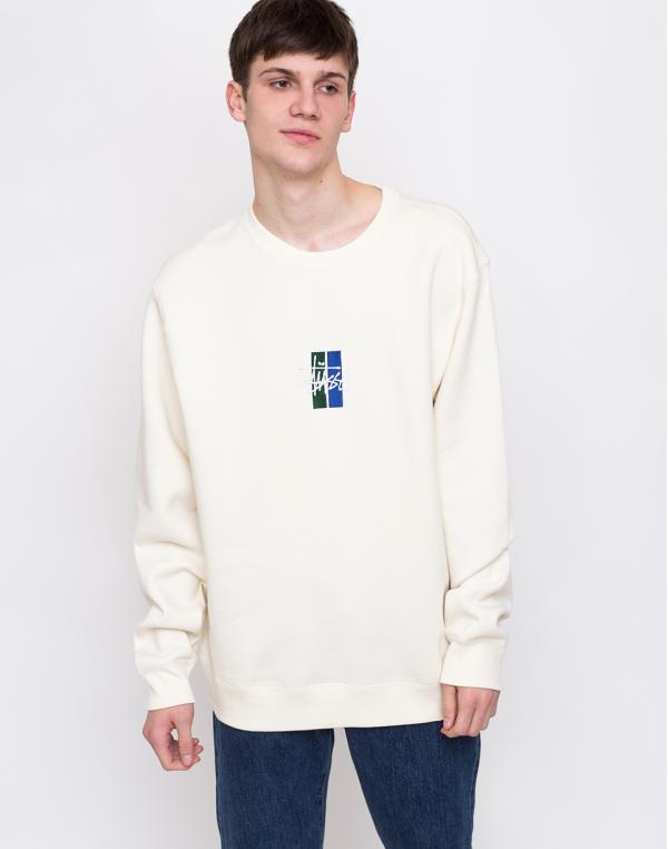 Stüssy 2 Bar Stock App. Crew Vanilla L