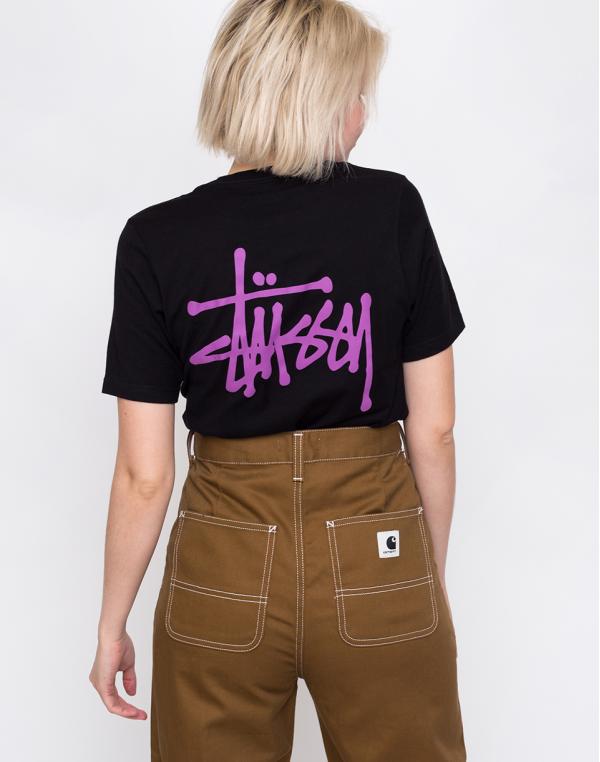 Stüssy Basic Tee Black S