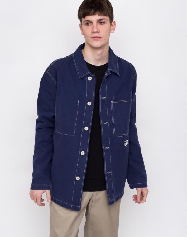 Stüssy Canvas Shop Jacket Navy L