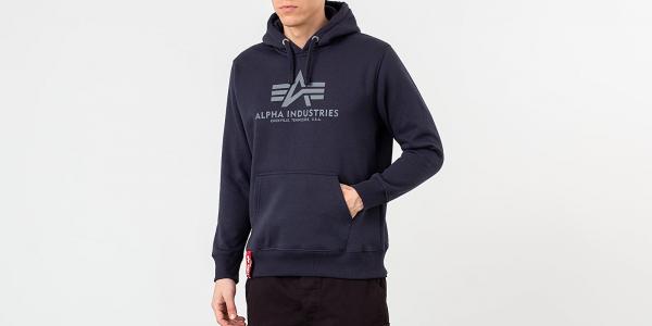 Alpha Industries Basic Hoodie Blue