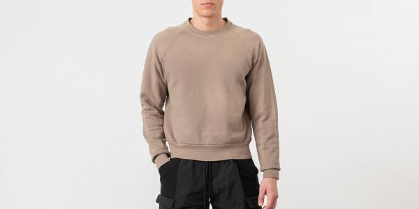 John Elliott Sundrenched Crew Pullover Taupe