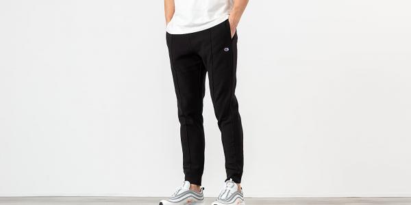 Champion Rib Cuffed Pants Black