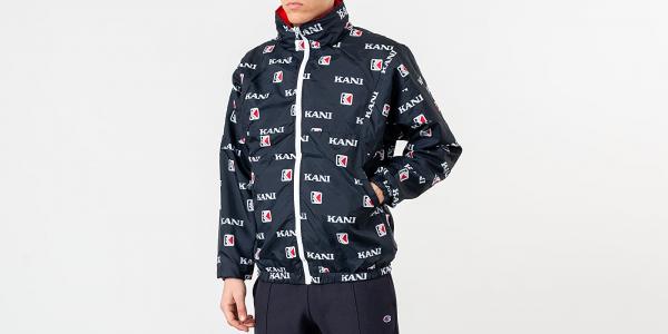 Karl Kani Reversible Windbreaker Navy/ Red