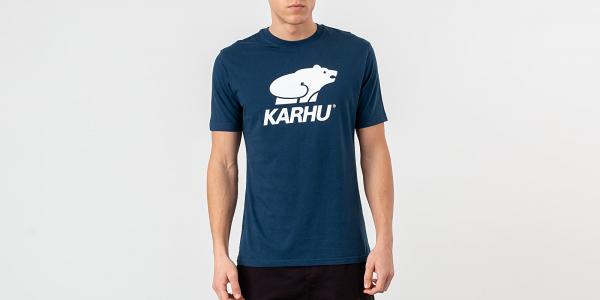 Karhu Basic Logo Tee Navy Poseidon/ White