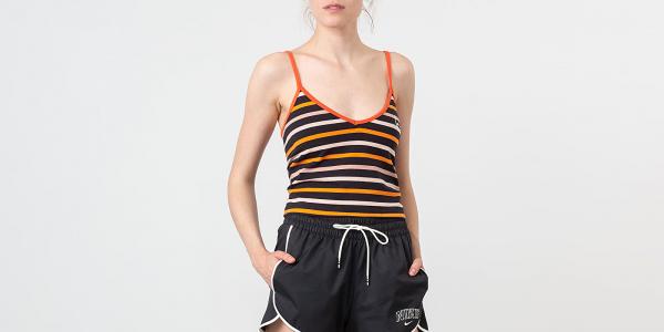 Karl Kani Og Stripe Top Orange/ Navy/ Rose