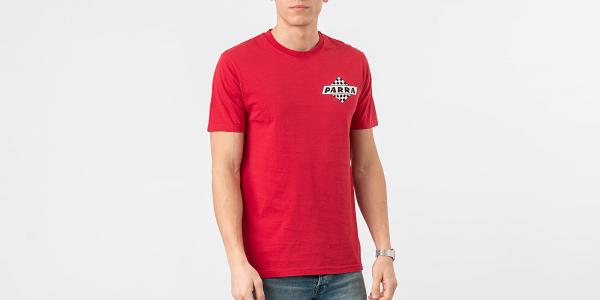 by Parra Upside Down Bird Tee Red