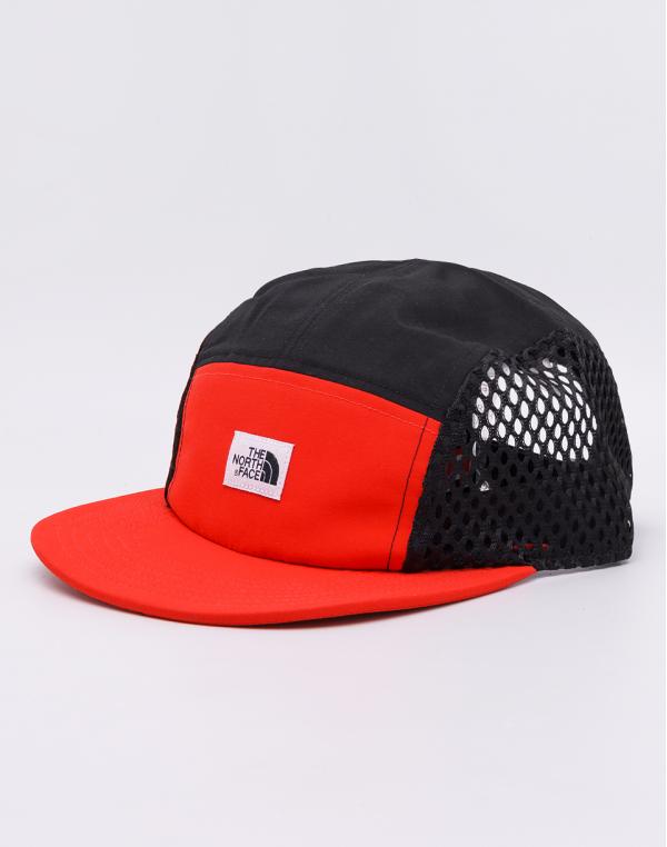 The North Face Class V Five Panel Fiery Red/ TNF Black
