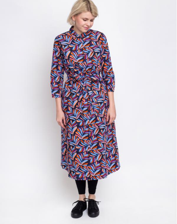 Armedangels Laurenaa Jungle Leaves Dark Navy XS